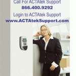 Call or login to Actatek support