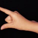 Long arm with finger pointing