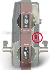 DL210 Deadbolt and Single latch