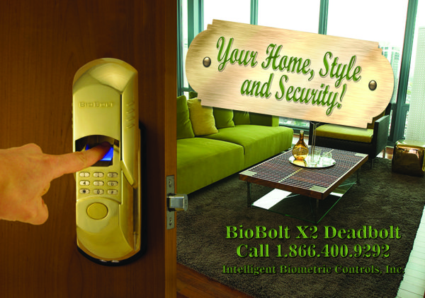 BioBolt Deadbolt Lock with Style